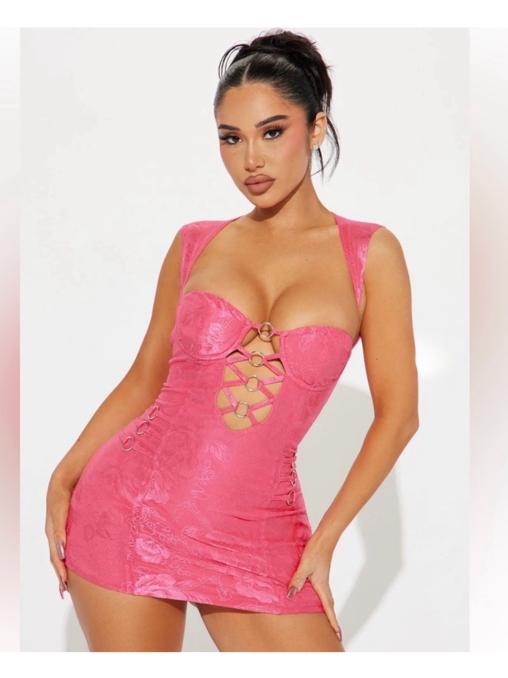 Fashion Nova Pink Mini Dress